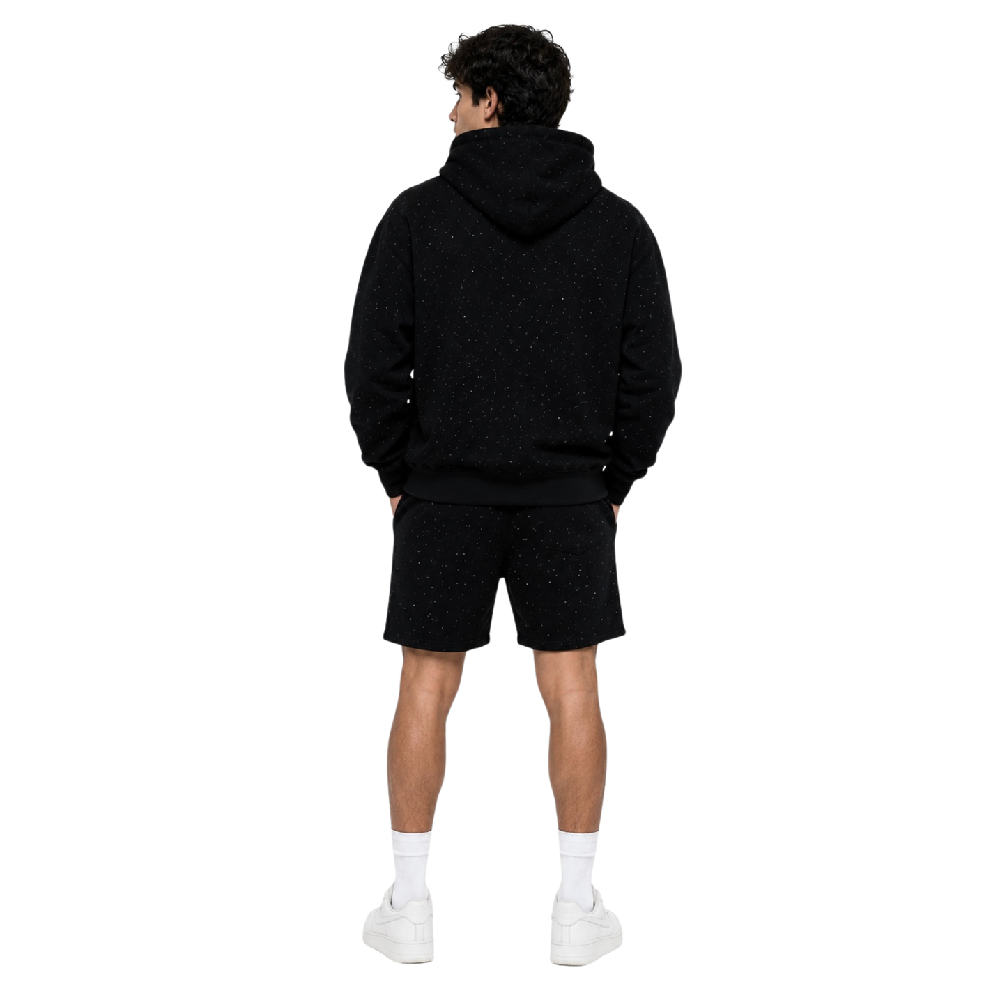 Full Black set / Hoddie - Short